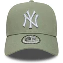 petten-gebogen-groen-snapback-e-frame-league-essential-van-new-york-yankees-mlb-van-new-era