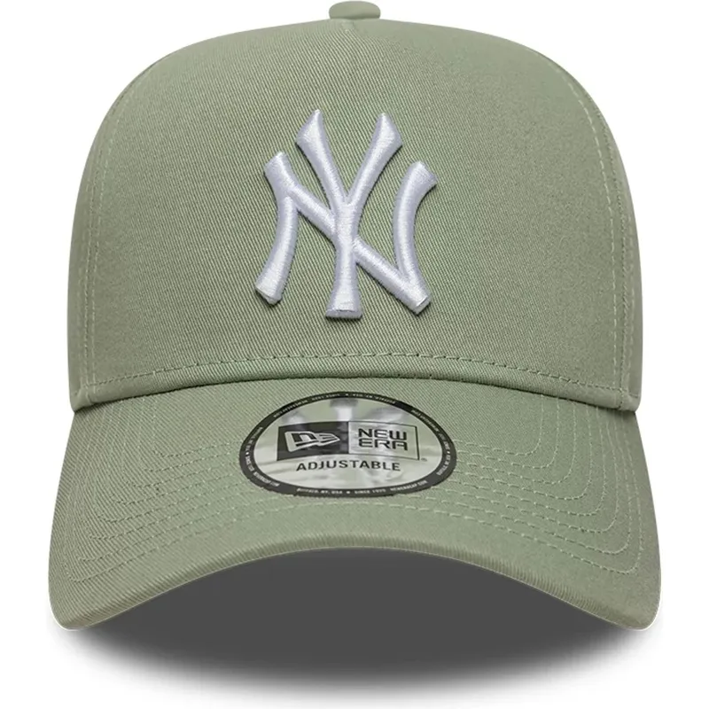 petten-gebogen-groen-snapback-e-frame-league-essential-van-new-york-yankees-mlb-van-new-era