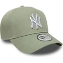 new-era-curved-brim-e-frame-league-essential-new-york-yankees-mlb-green-snapback-cap