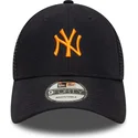petten-gebogen-marineblauw-verstelbare-band-9forty-homefield-midi-van-new-york-yankees-mlb-van-new-era