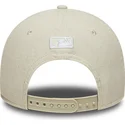 petten-gebogen-beige-snapback-9forty-m-crown-linen-van-new-york-yankees-mlb-van-new-era