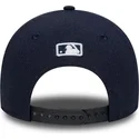 cap-gebogen-navy-blue-snapback-9forty-m-crown-linen-van-new-york-yankees-mlb-van-new-era
