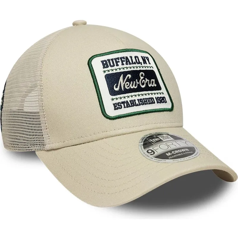 petten-gebogen-beige-snapback-9forty-m-crown-van-new-era