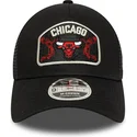 petten-gebogen-zwart-snapback-9forty-m-crown-a-frame-van-chicago-bulls-nba-van-new-era