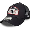 petten-gebogen-marineblauw-snapback-9forty-m-crown-a-frame-van-los-angeles-dodgers-mlb-van-new-era