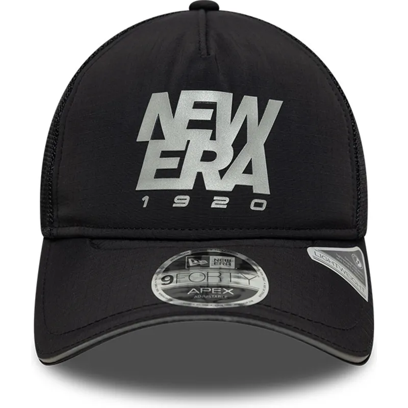 new-era-9forty-apex-reflective-a-frame-black-adjustable-trucker-hat
