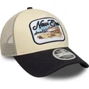 petten-gebogen-beige-snapback-9forty-m-crown-van-new-era