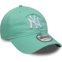 petten-gebogen-groen-verstelbare-band-claro-9twenty-league-essential-van-new-york-yankees-mlb-van-new-era