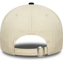 cappellino-curvo-beige-e-nero-regolabile-9twenty-wash-distress-a-frame-di-new-era