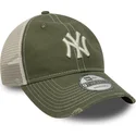 gorra-trucker-verde-ajustable-9twenty-cotton-canv-de-new-york-yankees-mlb-de-new-era