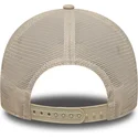 petten-gebogen-beige-snapback-a-frame-league-essential-van-los-angeles-dodgers-mlb-van-new-era