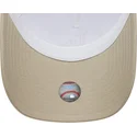 petten-gebogen-beige-snapback-a-frame-league-essential-van-los-angeles-dodgers-mlb-van-new-era