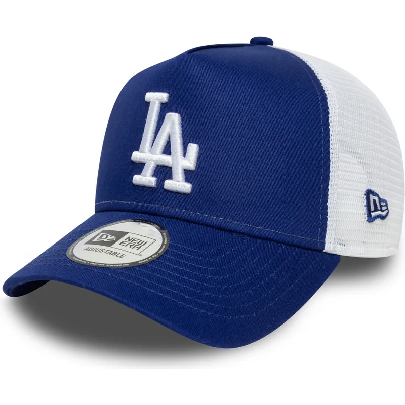 petten-gebogen-blauw-snapback-a-frame-side-patch-van-los-angeles-dodgers-mlb-van-new-era