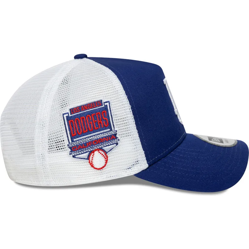 petten-gebogen-blauw-snapback-a-frame-side-patch-van-los-angeles-dodgers-mlb-van-new-era
