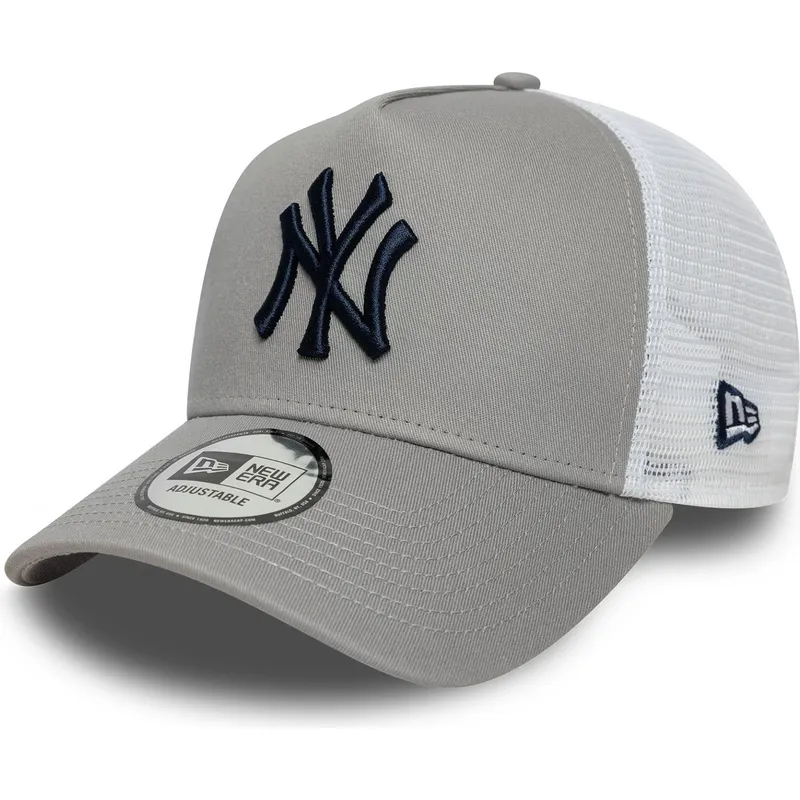 petten-gebogen-grijs-snapback-a-frame-side-patch-van-new-york-yankees-mlb-van-new-era
