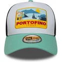 petten-gebogen-multicolor-snapback-a-frame-location-patch-van-portofino-van-new-era