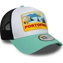 petten-gebogen-multicolor-snapback-a-frame-location-patch-van-portofino-van-new-era