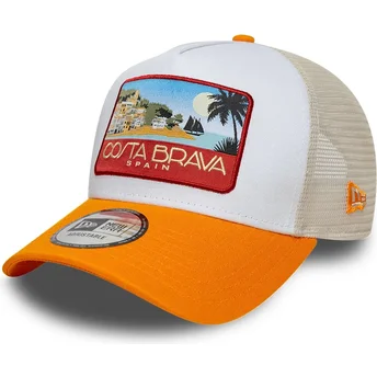 Καπέλο trucker πολύχρωμο A Frame Location Patch Costa Brava της New Era