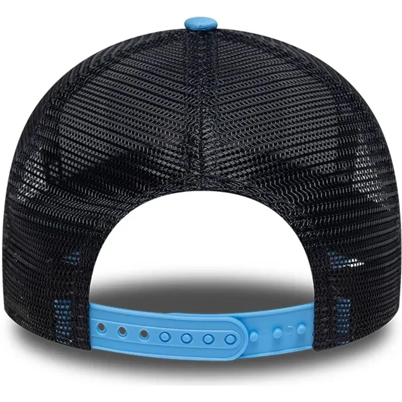 petten-gebogen-blauw-snapback-a-frame-location-patch-van-mykonos-van-new-era