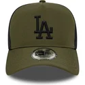 petten-gebogen-groen-snapback-negro-a-frame-sport-van-los-angeles-dodgers-mlb-van-new-era