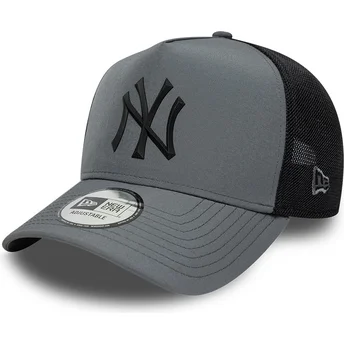 Petten gebogen grijs snapback negro A Frame Sport van New York Yankees MLB van New Era