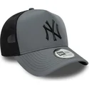 petten-gebogen-grijs-snapback-a-frame-sport-van-new-york-yankees-mlb-van-new-era