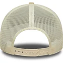 beige-trucker-keps-a-frame-denim-leather-patch-fran-new-era