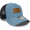 petten-gebogen-blauw-snapback-a-frame-van-new-era