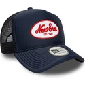 petten-gebogen-marineblauw-snapback-a-frame-oval-foam-patch-van-new-era