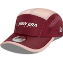 petten-gebogen-5-panel-rood-verstelbare-band-runner-van-new-era
