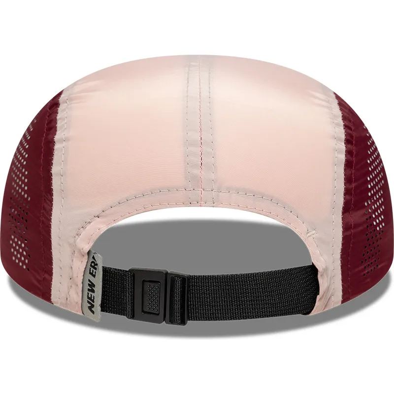 cappellino-5-panel-curvo-rosso-regolabile-runner-colour-block-di-new-era