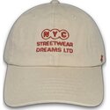 gebogene-verstellbare-beige-kappe-ny-dreams-just-kids-the-90s-von-homenage