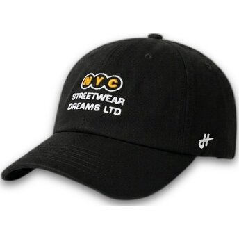 Petten gebogen zwart verstelbaar NY Dreams Just Kids The 90s van Homenage