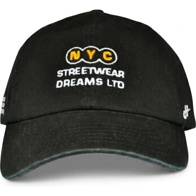gorra-curva-negra-ajustable-ny-dreams-just-kids-the-90s-de-homenage