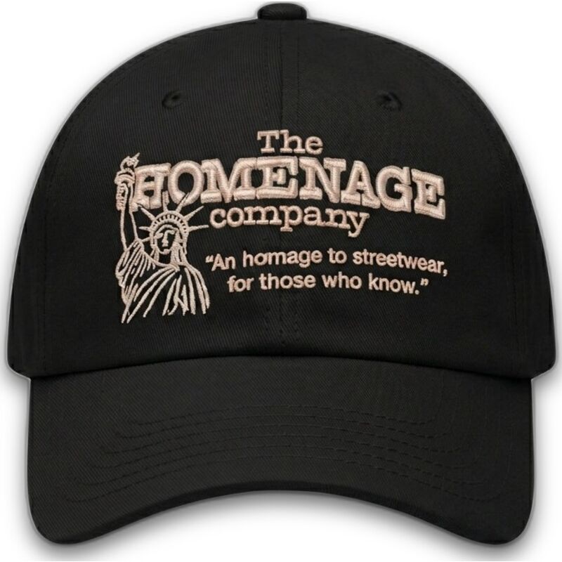cappellino-curvo-nero-regolabile-statue-just-kids-the-90s-di-homenage