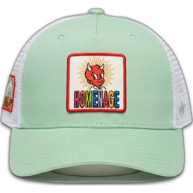 cappellino-trucker-verde-chiaro-e-bianco-childhood-fun-the-trucker-di-homenage