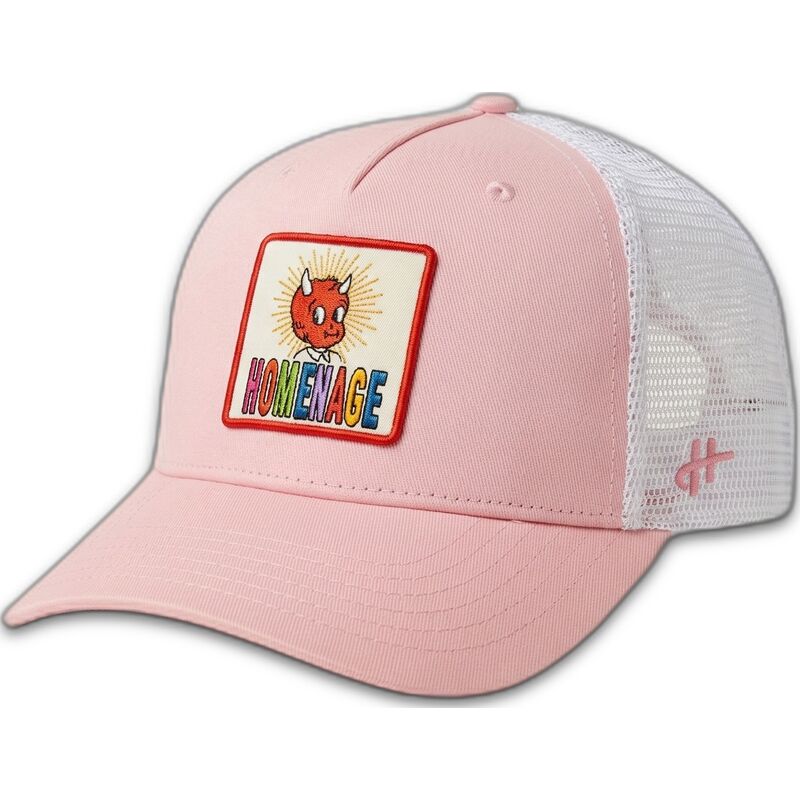 petten-gebogen-roze-snapback-the-trucker-van-homenage