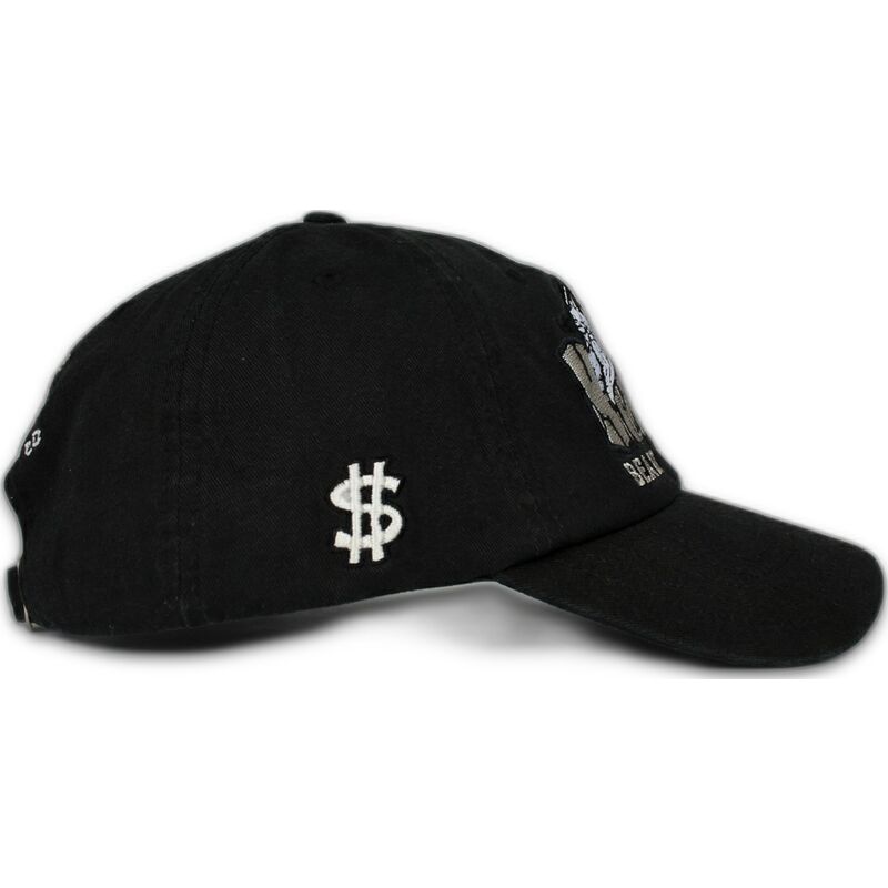 cappellino-curvo-nero-regolabile-records-music-shapes-identity-the-90s-di-homenage