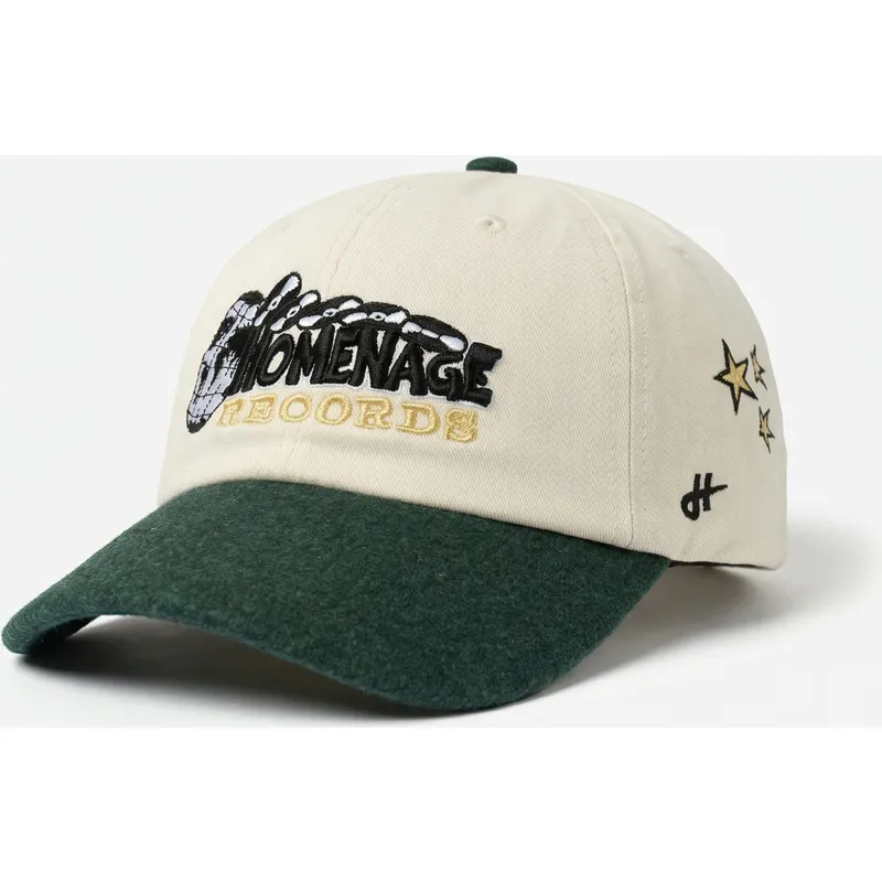gorra-curva-khaki-y-verde-ajustable-music-world-music-shapes-identity-the-90s-de-homenage