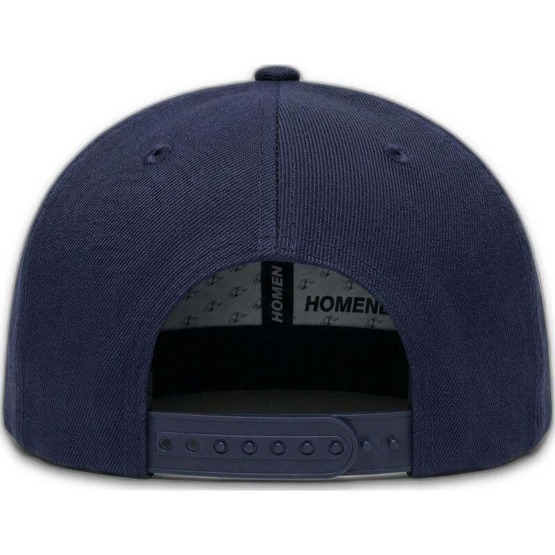 petten-plat-marineblauw-snapback-the-snap-van-homenage petten-plat-marineblauw-snapback-the-snap-van-homenage
