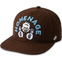petten-plat-bruin-snapback-the-snap-van-homenage