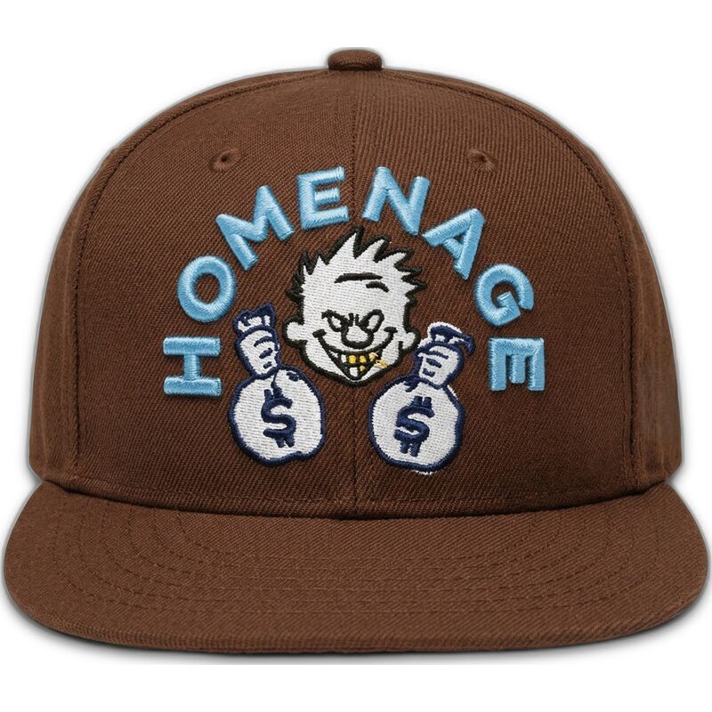 petten-plat-bruin-snapback-the-snap-van-homenage