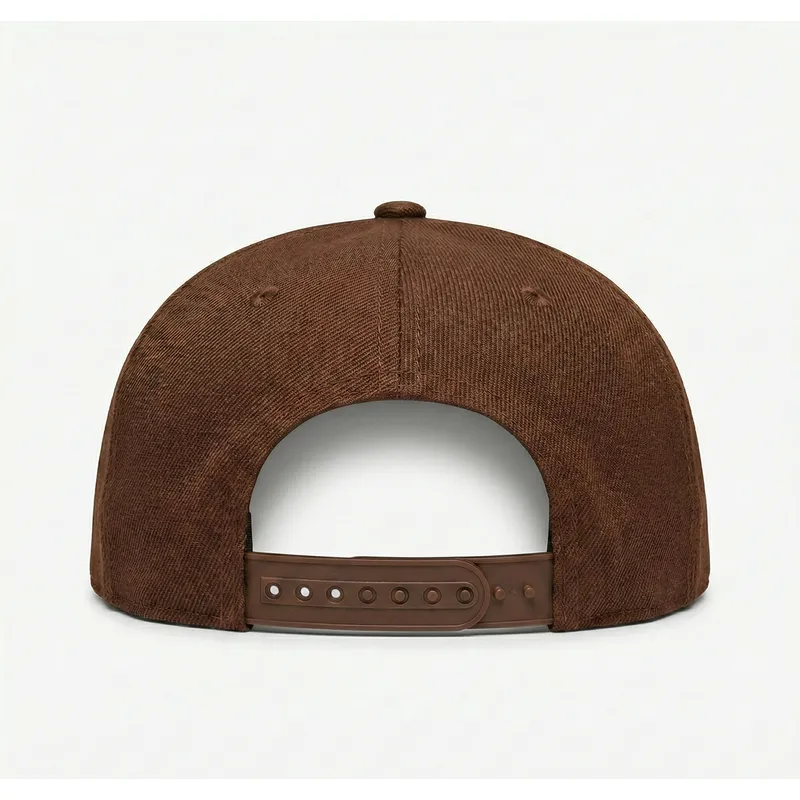 gorra-plana-marron-snapback-money-music-shapes-identity-the-snap-de-homenage