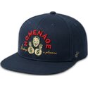 gebogene-marineblaue-snapback-kappe-money-music-shapes-identity-the-snap-von-homenage