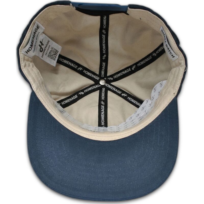 gebogene-marineblaue-snapback-kappe-money-music-shapes-identity-the-snap-von-homenage