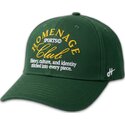 petten-gebogen-groen-snapback-the-ball-van-homenage