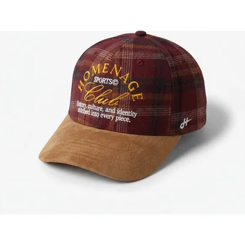 Gorra curva multicolor snapback Plaid Club Sport The Ball de Homenage