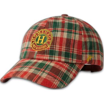 Petten gebogen meerkleurig verstelbaar Plaid Resort Sport The 90s van Homenage