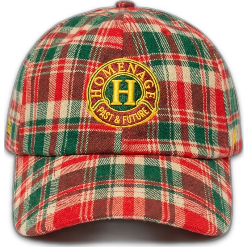 gebogene-mehrfarbige-verstellbare-kappe-plaid-resort-sport-the-90s-von-homenage