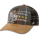 cappellino-curvo-multicolore-snapback-plaid-players-sport-the-ball-di-homenage